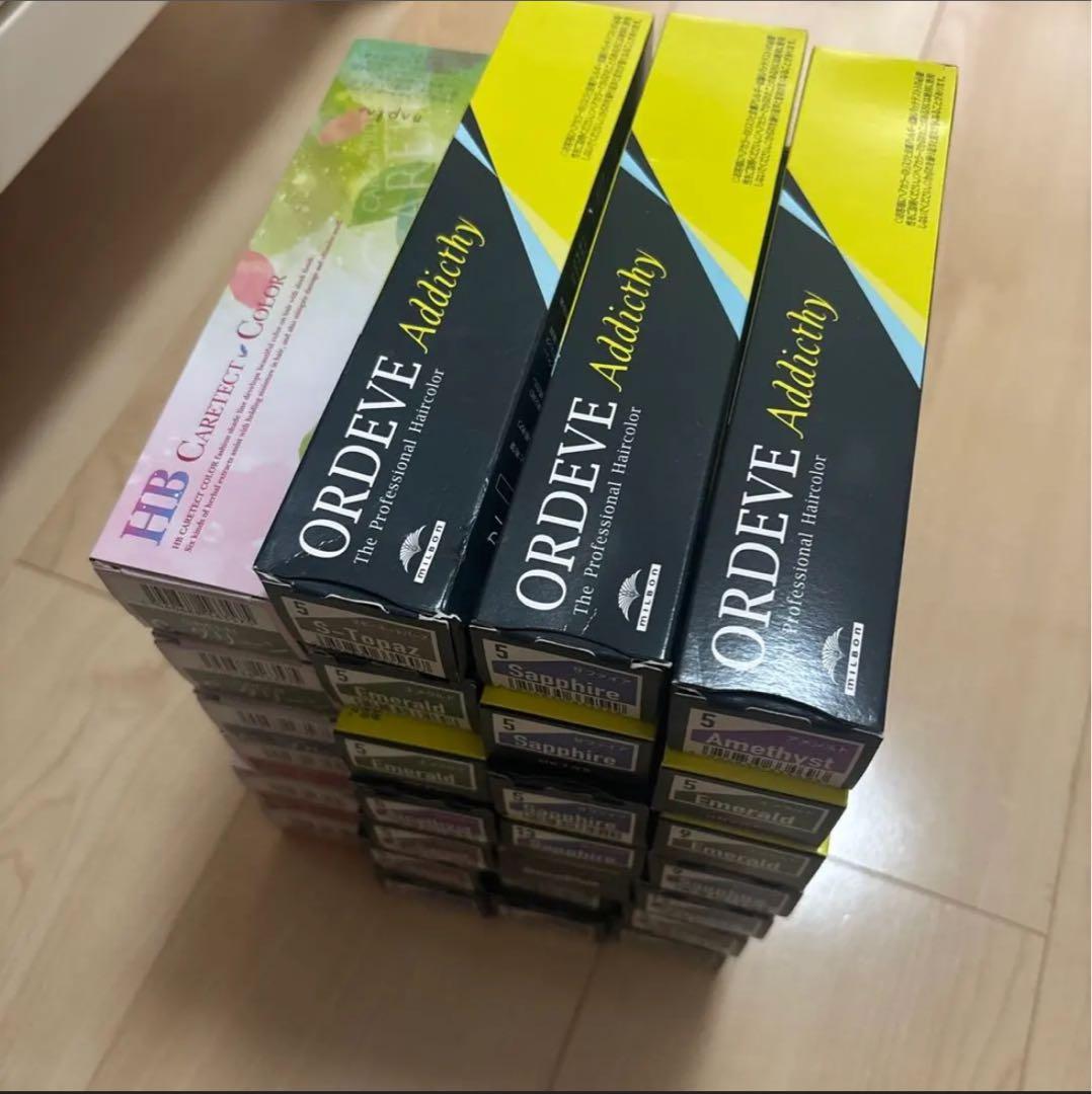 ORDEVE Addicthy ヘアカラー剤 27本セット - メルカリ