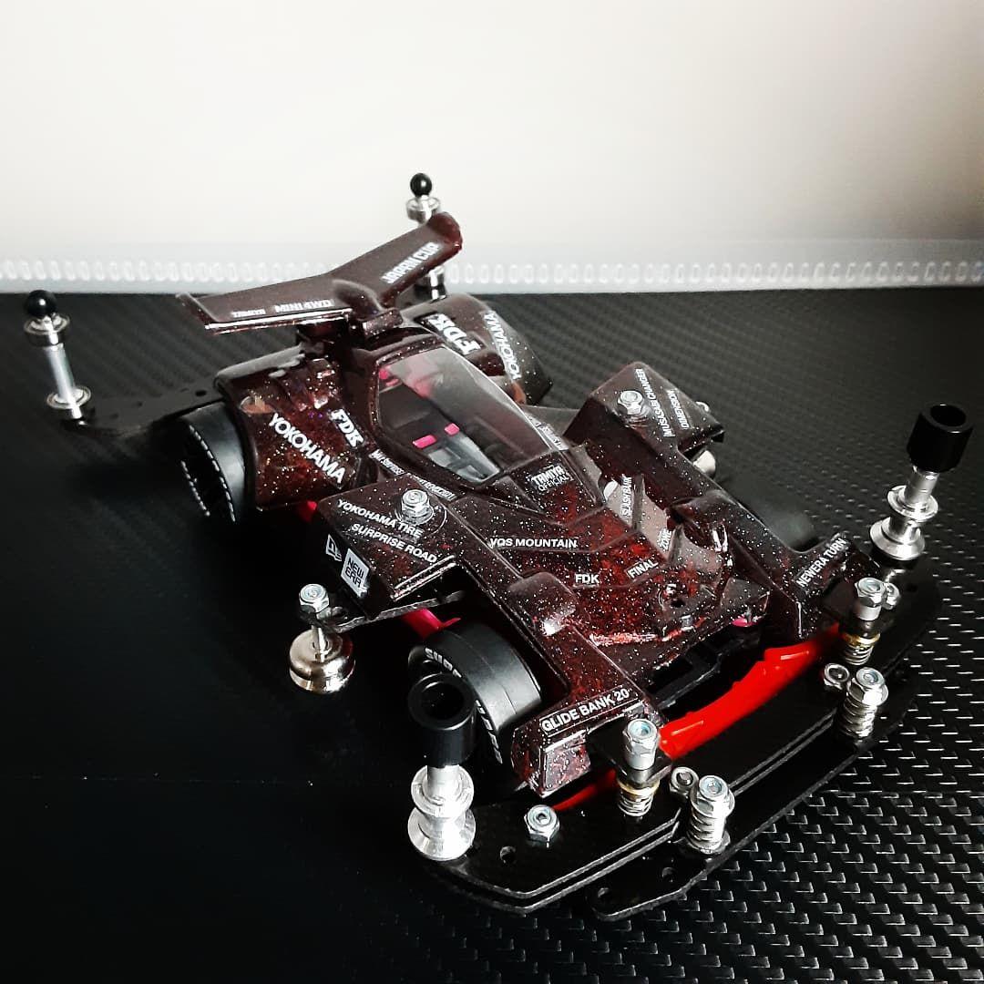 ミニ四駆 完成品 ネオトライダガーZMC MSフレキ 提灯 AT フルカスタム