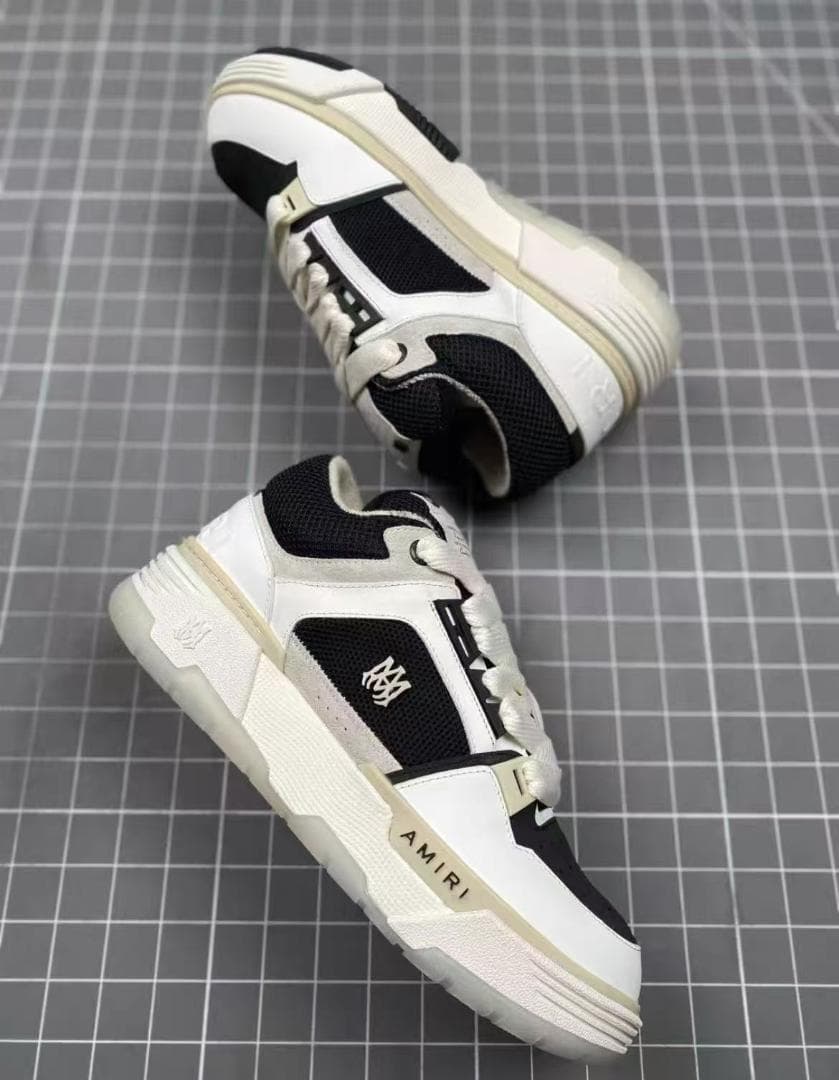 極美品AMIRI MA-1 厚底スニーカー ブラック × ホワイト 26cm - メルカリ