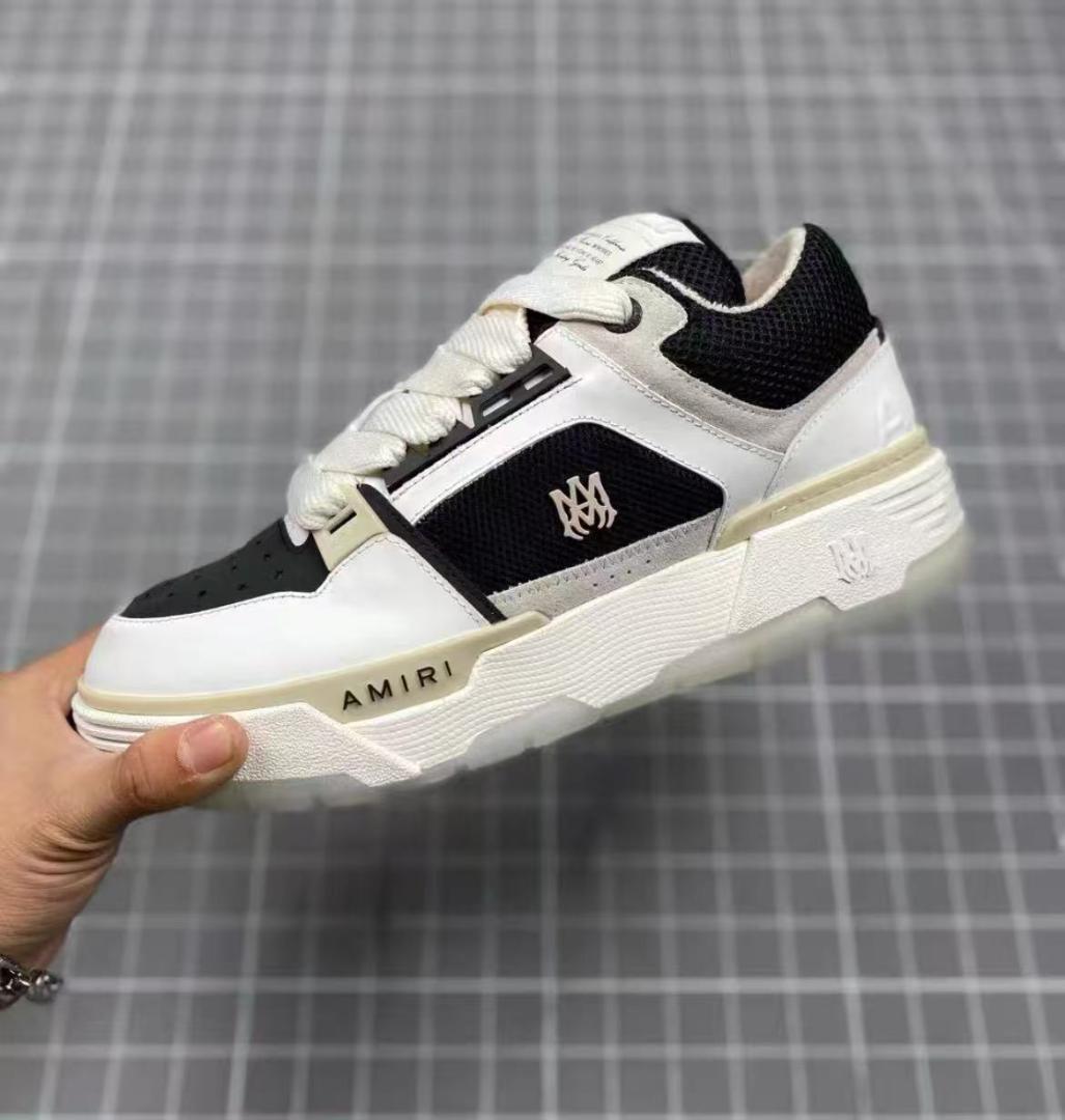 極美品AMIRI MA-1 厚底スニーカー ブラック × ホワイト 26cm - メルカリ
