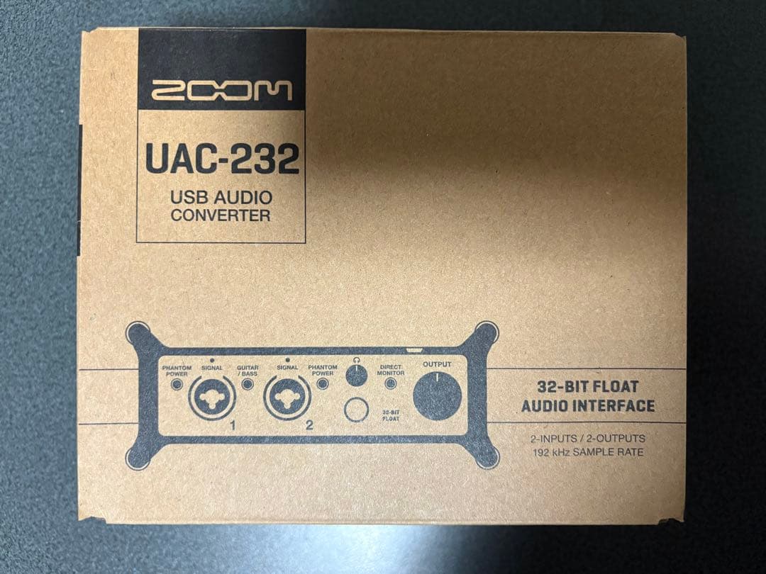 ZOOM オーディオインターフェイス UAC-232