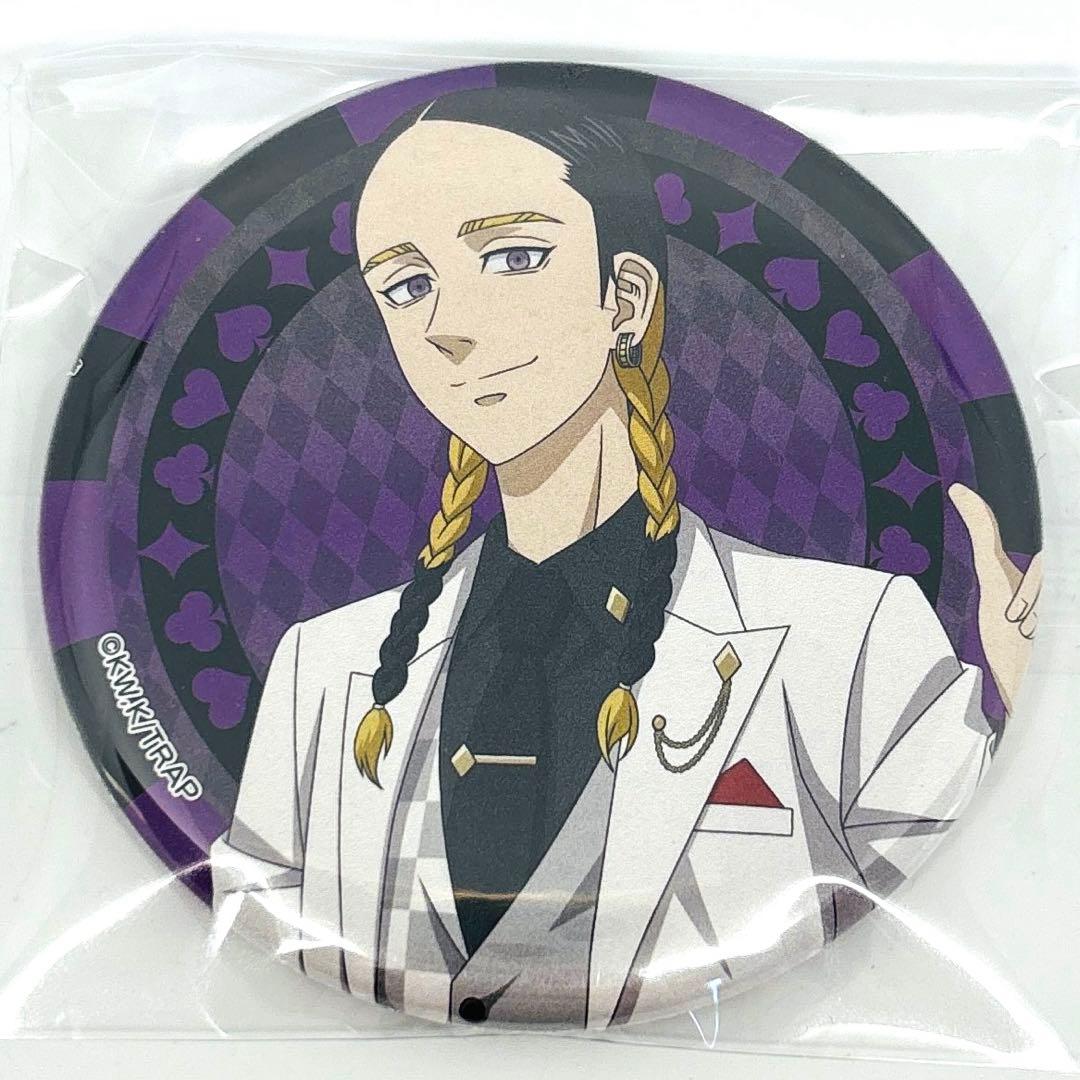 新品 プリンセスカフェ トランプ&スーツ 缶バッジ 灰谷蘭 東リベ