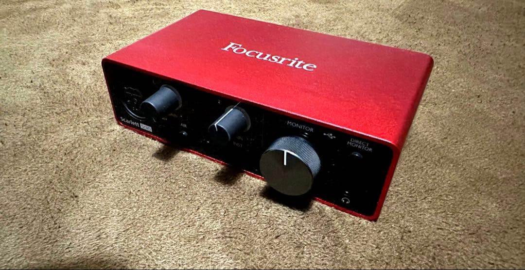 【送料込】DTM Focusrite Scarlett Soloインターフェース