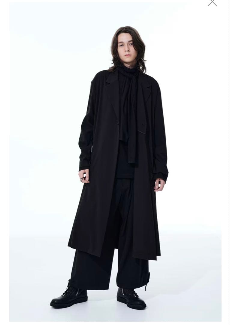 S'YTE】Yohji Yamamoto レーヨン トレンチコートロングコート - メルカリ