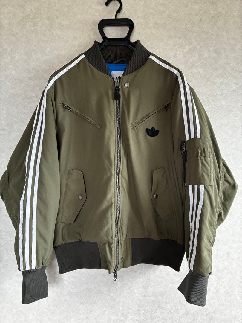adidas アディダス ボンバージャケット ブルゾン カーキ - メルカリ