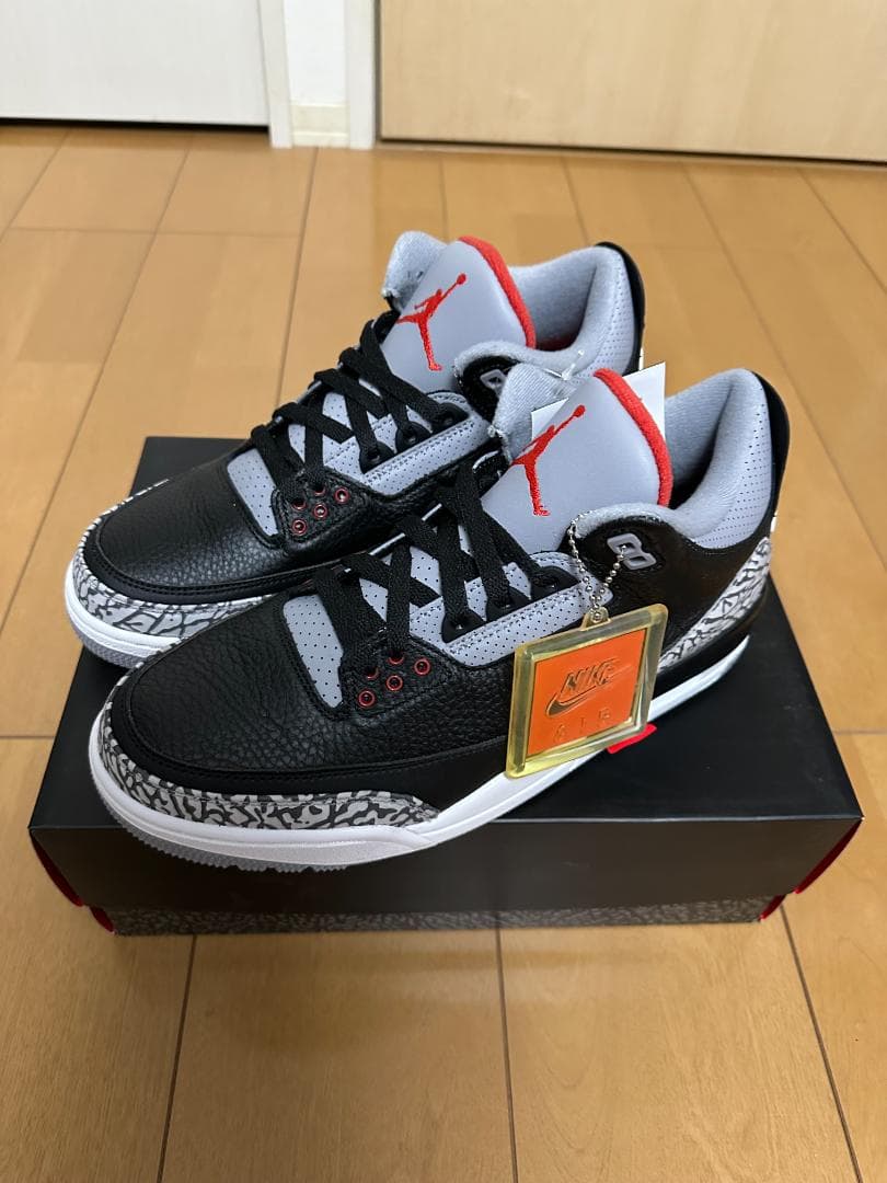 ナイキ　エアジョーダン3 レトロOGブラックセメント 2018　28.5 cm