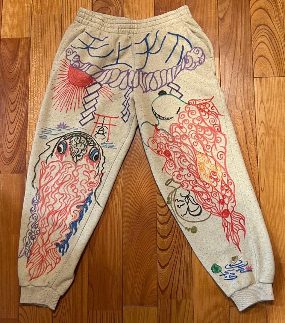 ART 宗教画　スウェットパンツ　両面 レディース スウェットパンツ ワイド 練習|【公式】Royal Dance