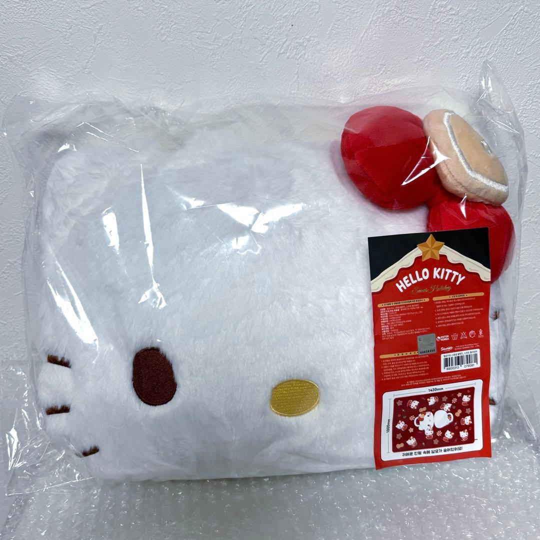 韓国 サンリオ ポップアップ ハローキティ ブランケット バッグ クッション