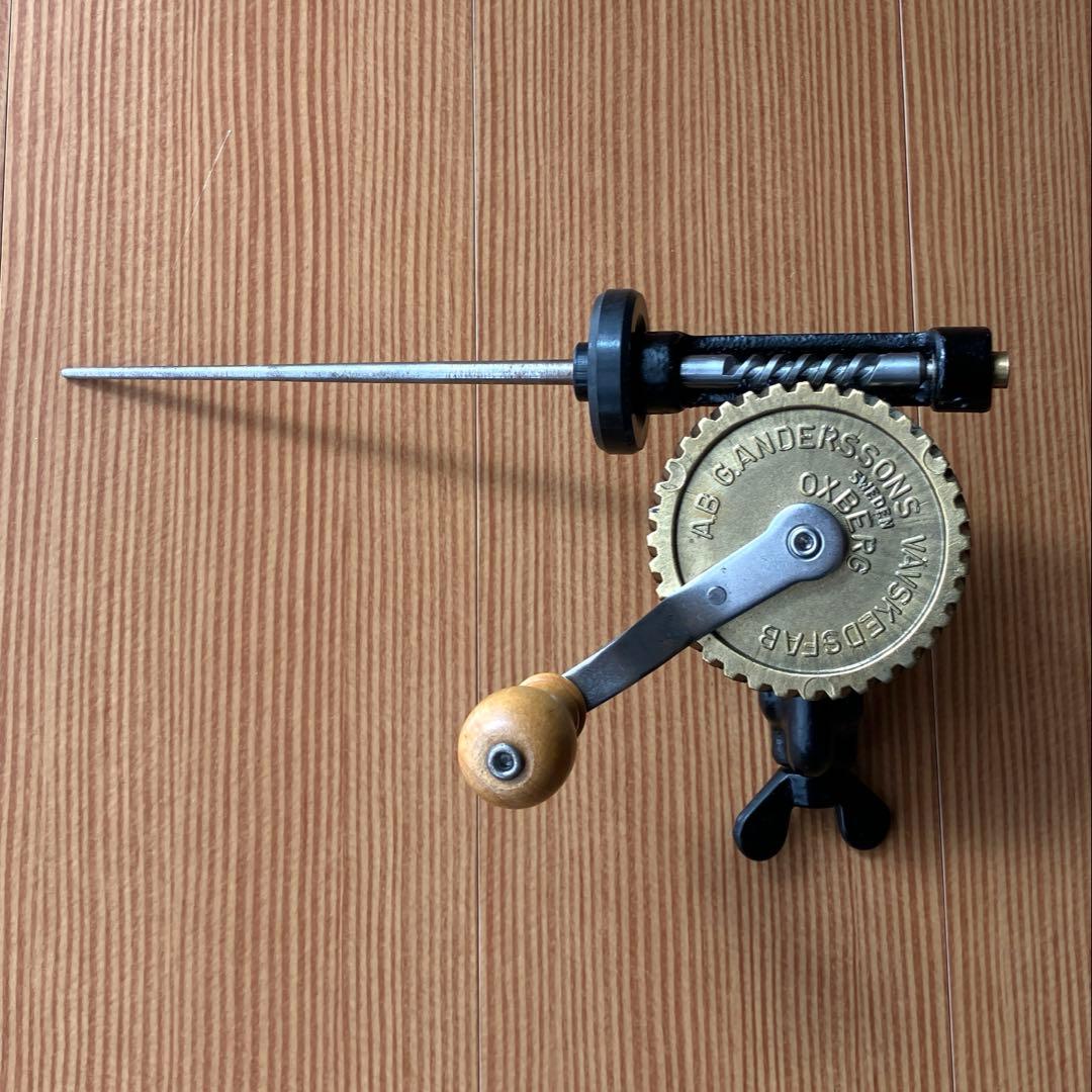 卓上管巻　ワインダー　スウェーデン　稲垣機料　機織り　機織り道具　染織