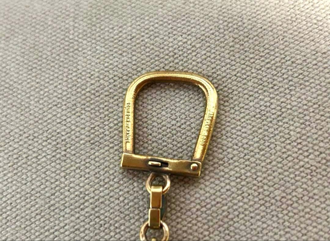 超レア ブルボンキーホルダー シトロエンダブルシェブロン希少ブロンズ