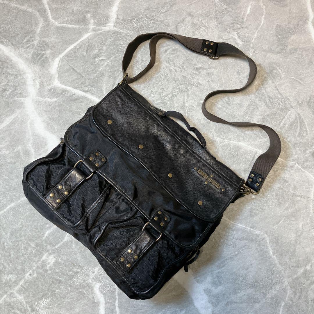 バッグ DIESEL archive l logo messengerbag