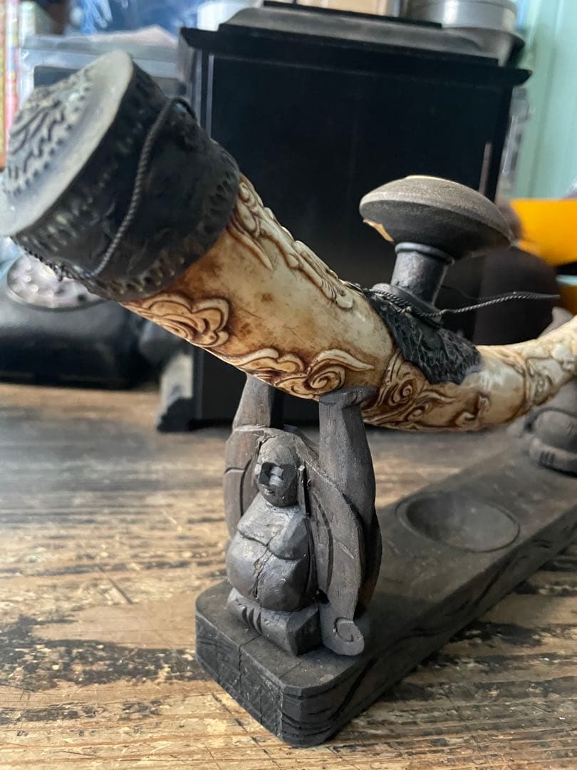 アンティーク 阿片 煙管 アヘンパイプ 煙管筒 中国骨董 中国古玩 古