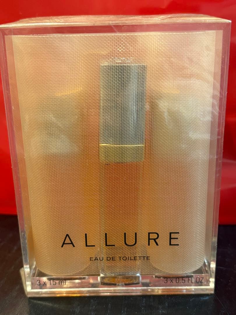 値下CHANEL ALLURE Eau de Toilette 3x15ml