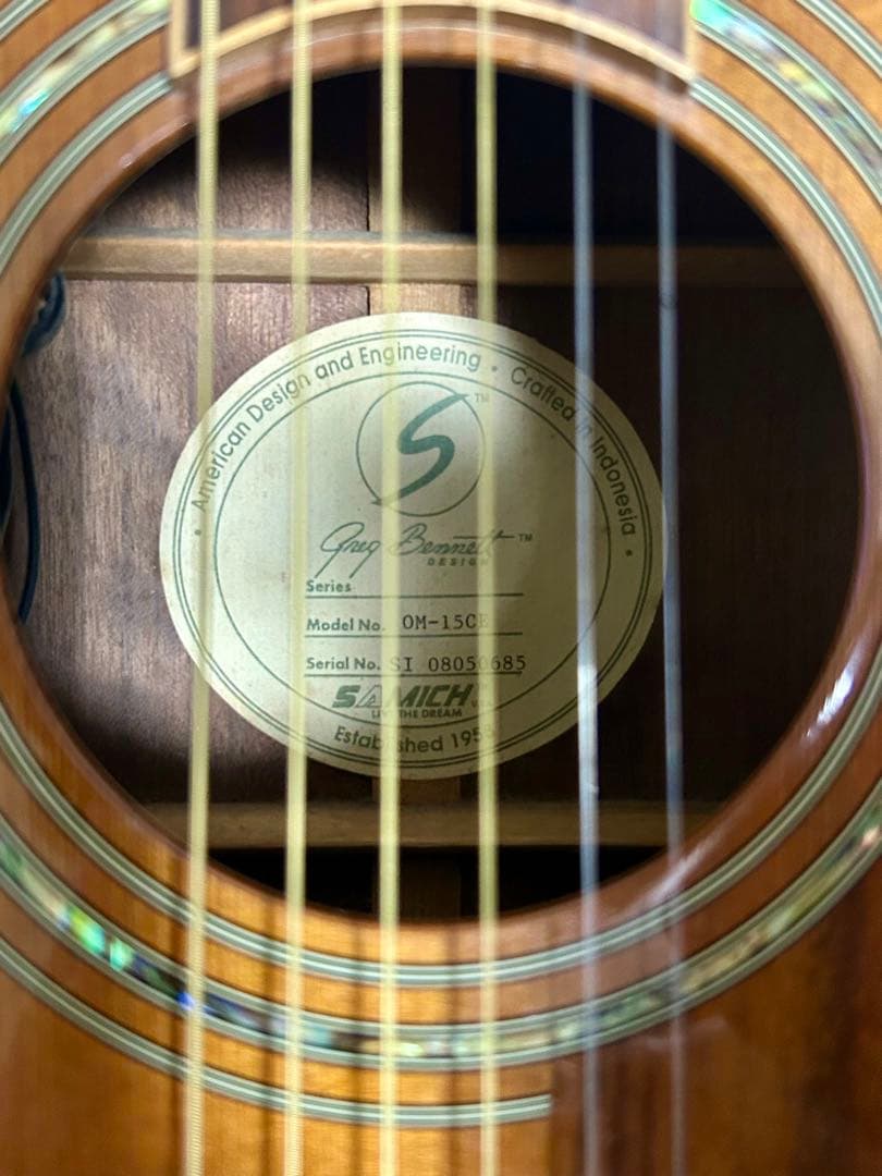 GREG BENNETT design SAMICHエレアコ(OM-15CE) - メルカリ