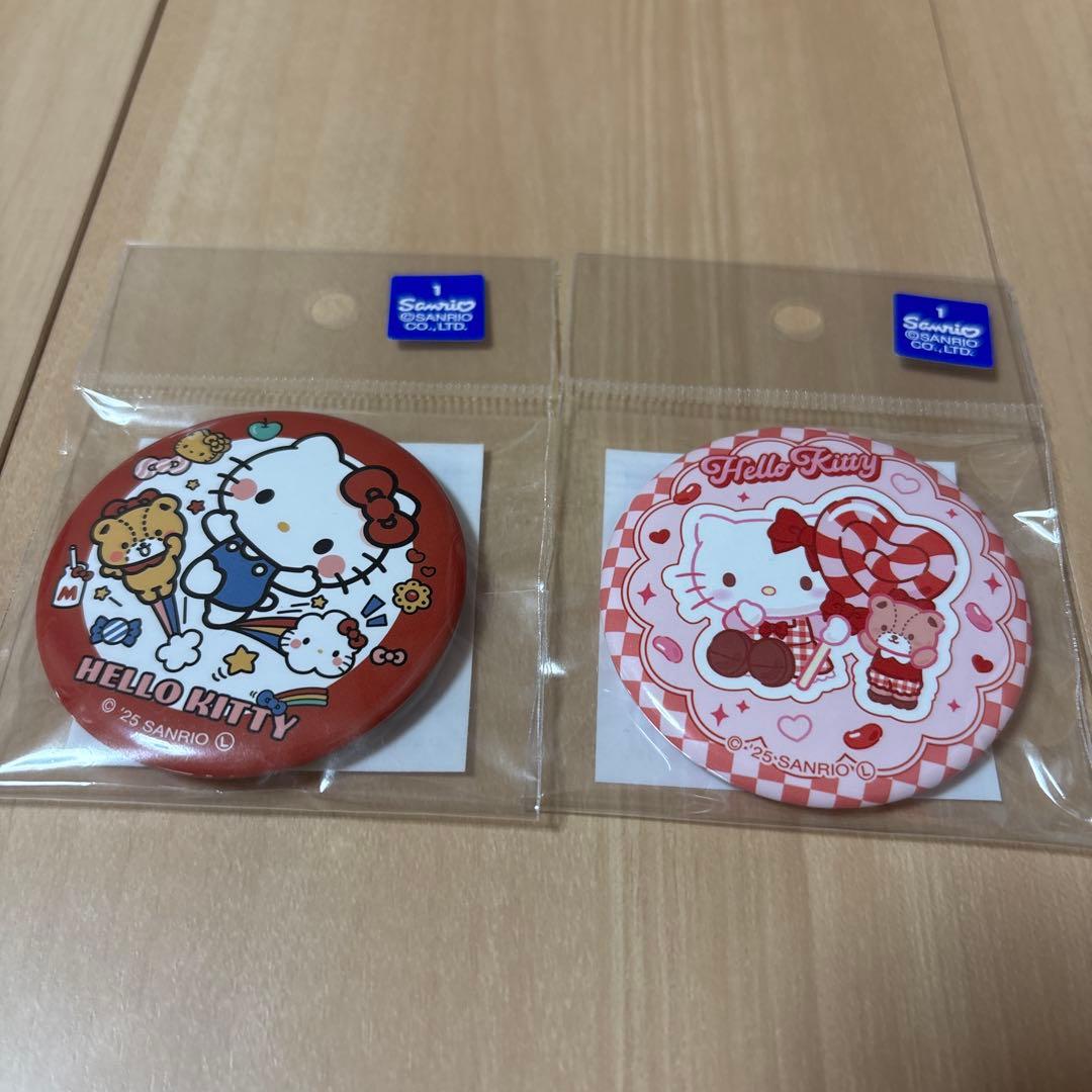 ハローキティ ピンバッジセット 2個 - メルカリ
