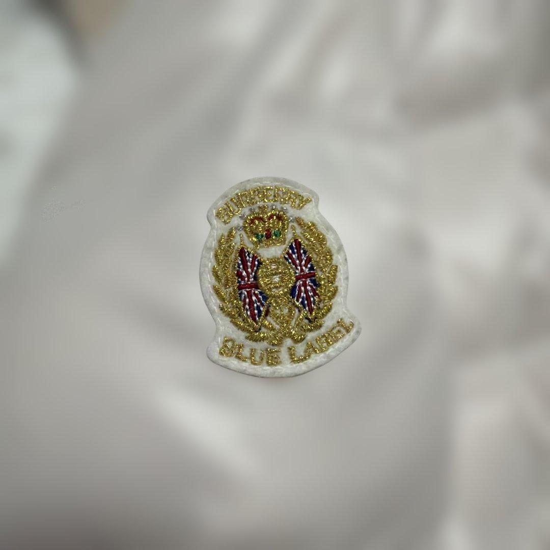 バーバリーブルーレーベル ダウンコート M ノバチェック ホワイト