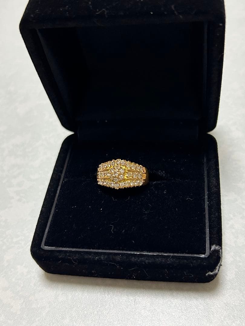 １８金デザインリング