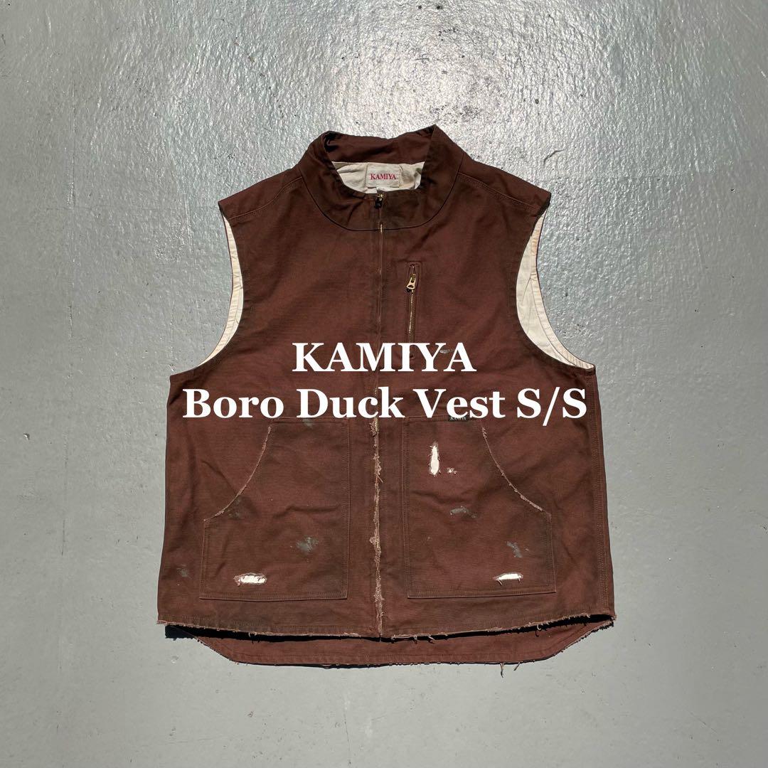 コグマ様専用 KAMIYA Boro Duck Vest S/S - メルカリ