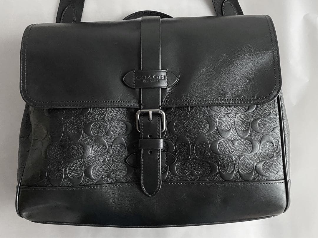 ✅コーチ シグネチャー レザー フラップバッグ ブラック 楽天市場】【バッグ】COACH コーチ シグネチャー ダッフル ショルダー