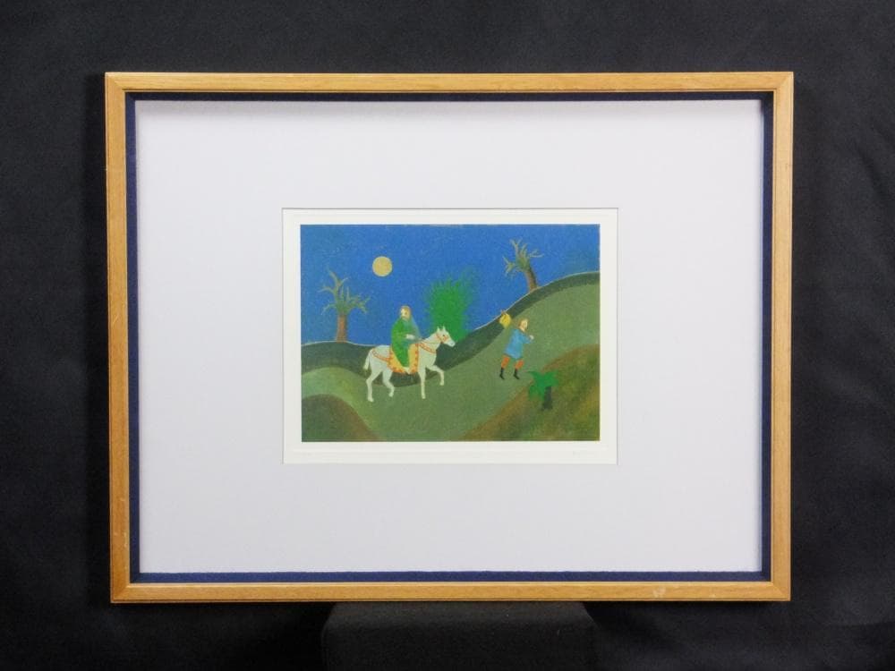 小杉小二郎　直筆サイン『聖書物語より』シルクスクリーン 2003年 0720O