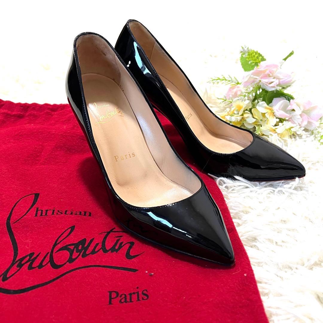 【極美品】クリスチャンルブタン パンプス エナメル 黒 ブラック ヒール 楽天市場】Christian Louboutin クリスチャン ルブタン パンプス
