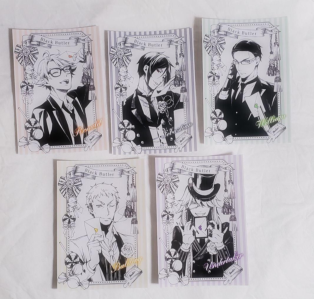 黒執事 ポップアップストア 特典 セバスチャン 特典 カード ポップアップストア BOX特典 黒執事 クリア