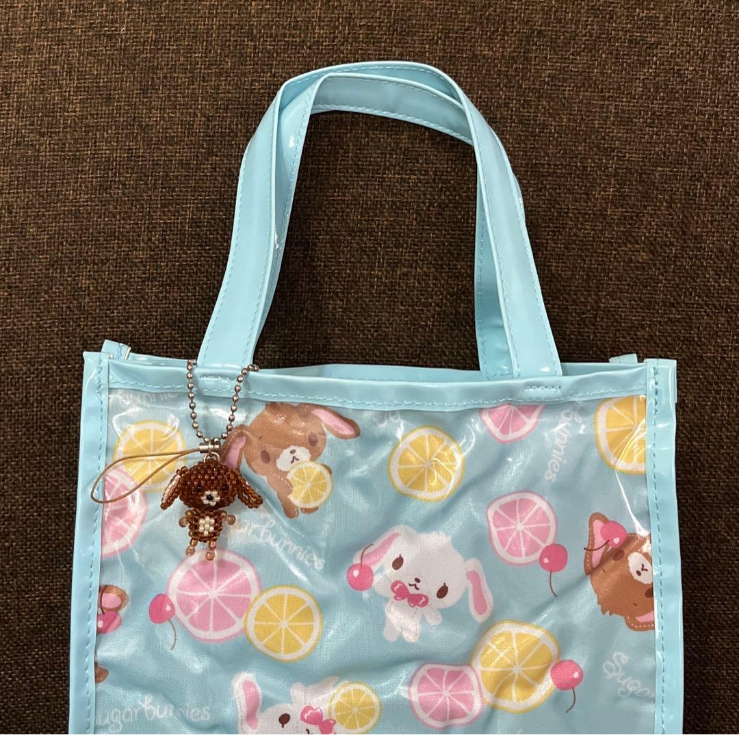 平成レトロ サンリオ シュガーバニーズ トートバッグ フルーツ柄