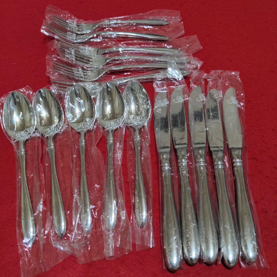 アズマインペリアル　18-18　カトラリー　スプーン ナイフ　フォーク　16本