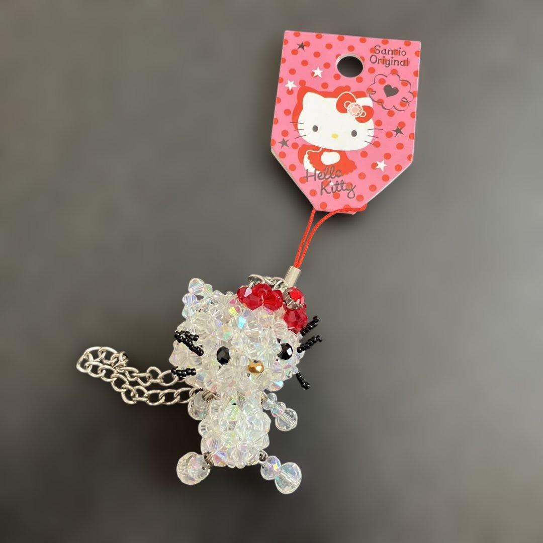 ハローキティ　ビーズマスコット　ストラップ Amazon.co.jp: ティーズファクトリー サンリオキャラクターズラバー