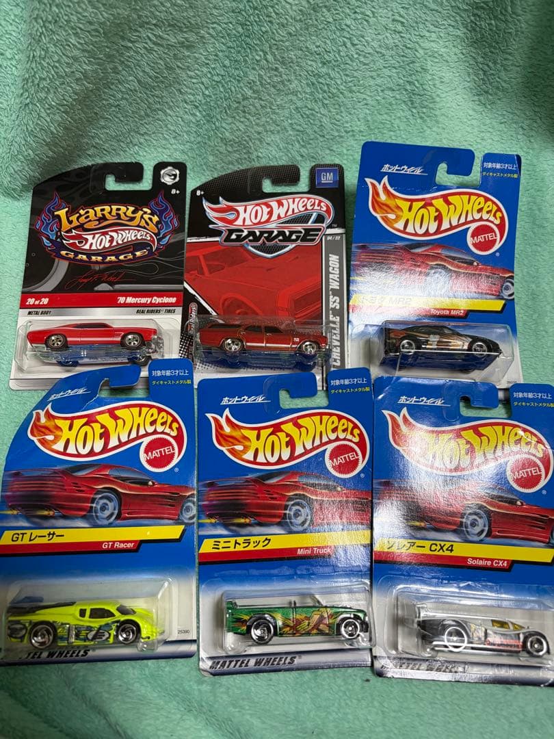 ホットウィール ミニカーセット 6台