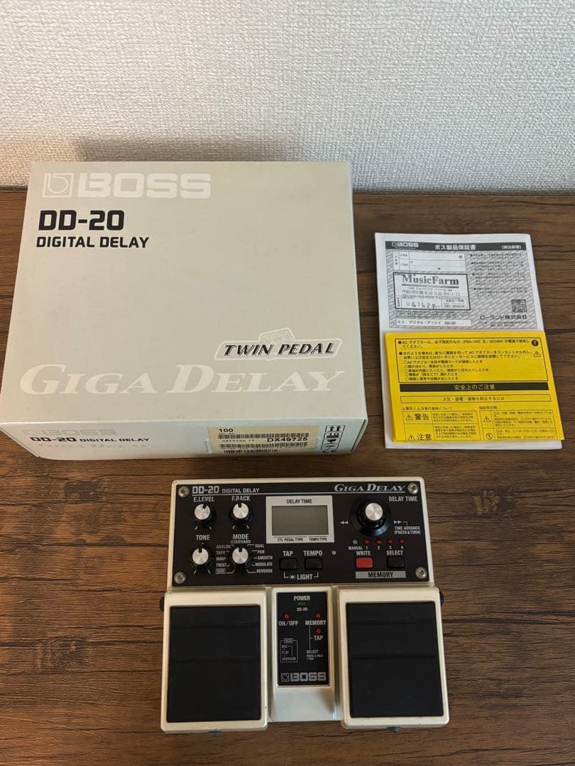 BOSS DD-20 デジタルディレイ ギガディレイ BOSS DD-20 Giga Delay ボス ギガ ディレイ 【池袋店】（中古）【楽器