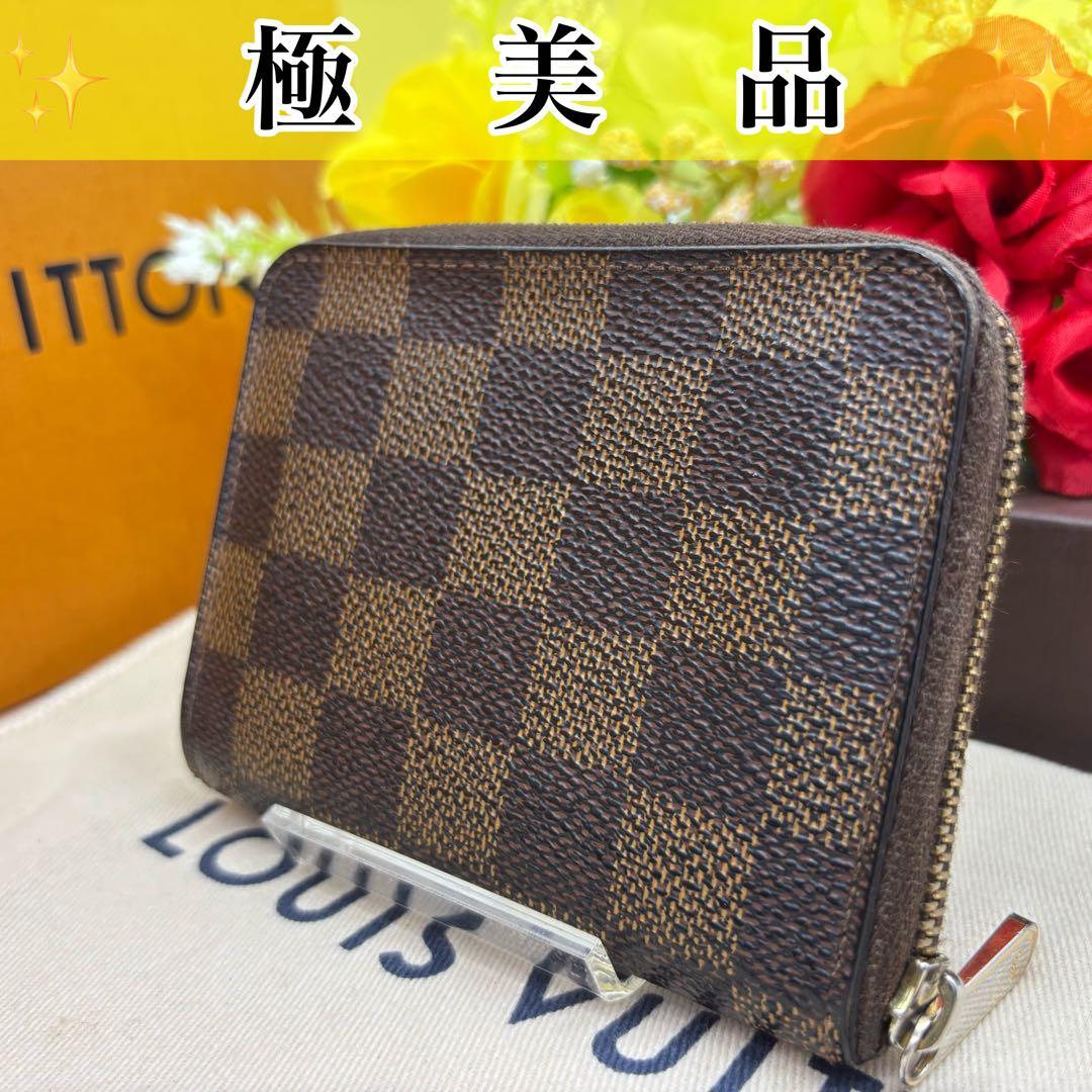 ✨極美品✨ルイヴィトン　ダミエ　エベヌ　ジッピーパース
