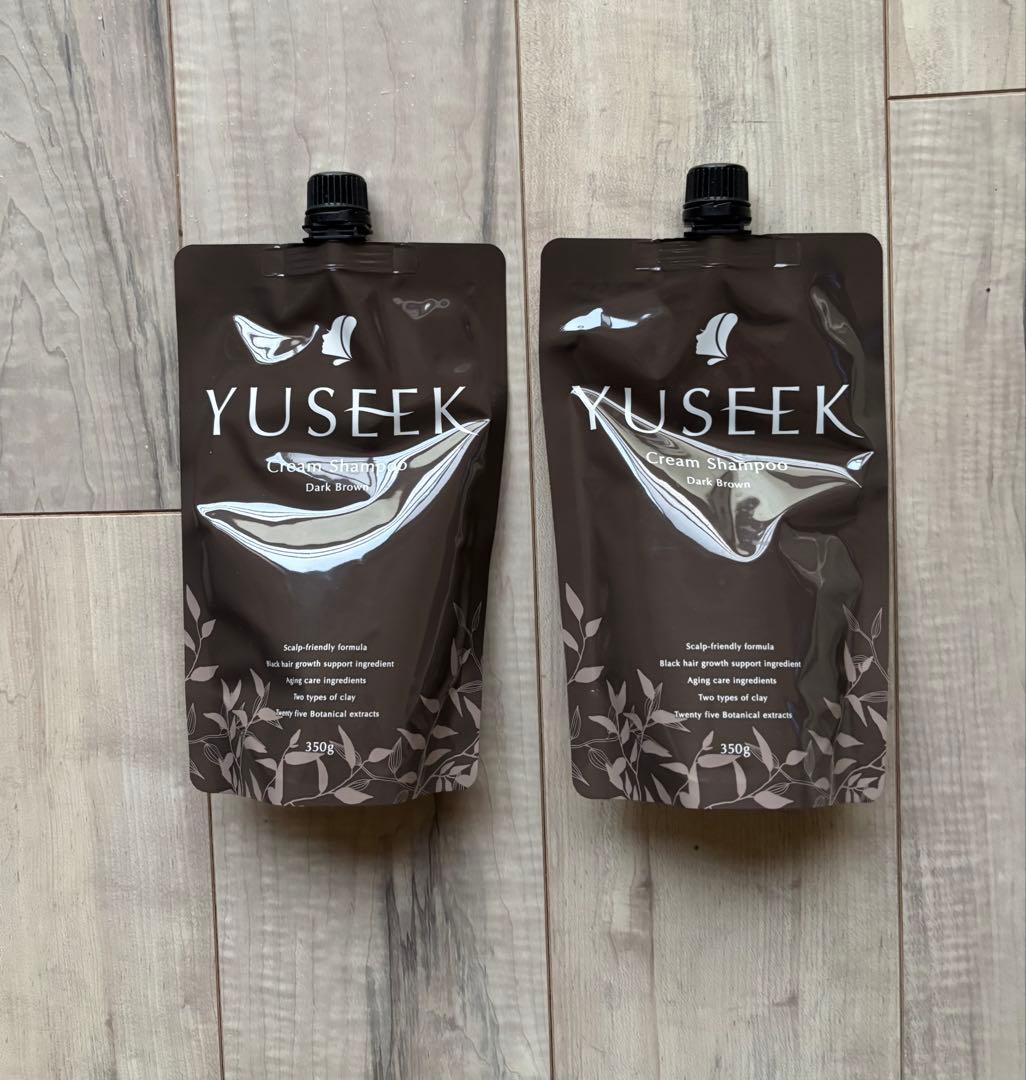 YUSEEK クリームシャンプー ダークブラウン 350g