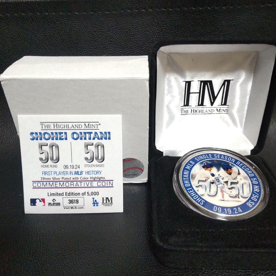 MLB公式ライセンス品 大谷翔平選手 50-50 記念 限定5000枚