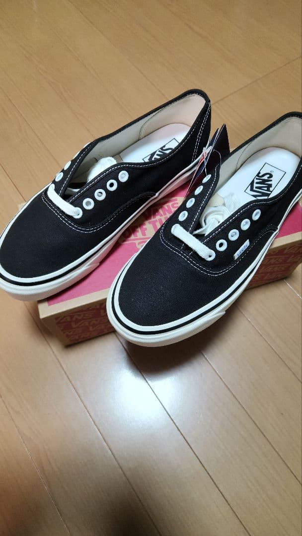 美品VANS オーセンティック 44DX アナハイム ブラック 27.0