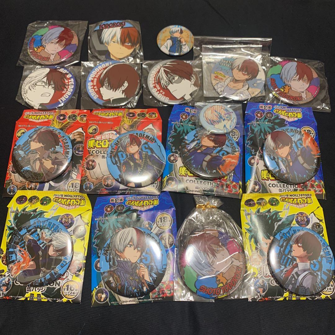 僕のヒーローアカデミア　缶バッジ　アクリルキー　轟