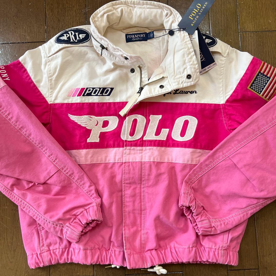 お*可様 Polo Ralph Lauren Pink Ponyジャケット S新