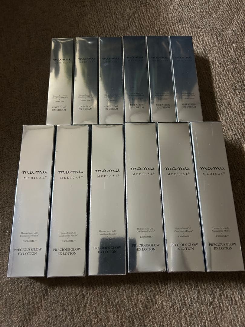 mamu プレシャスグロウEXローション/EXクリーム　6本セット