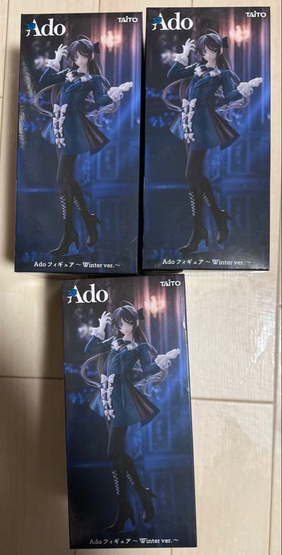 ラウンドワン　ado フィギュア　3点セット