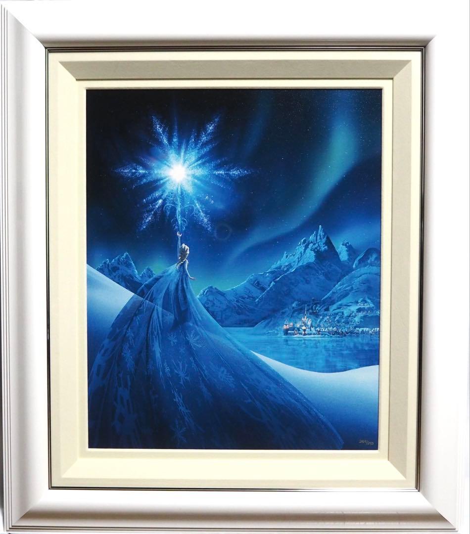 真作■アナと雪の女王 版画 エルサ■絵画 ディズニー アナ雪 アールビバン 予約品】≪3月入荷予定≫ディズニー アナと雪女王 プリンセス Frozen