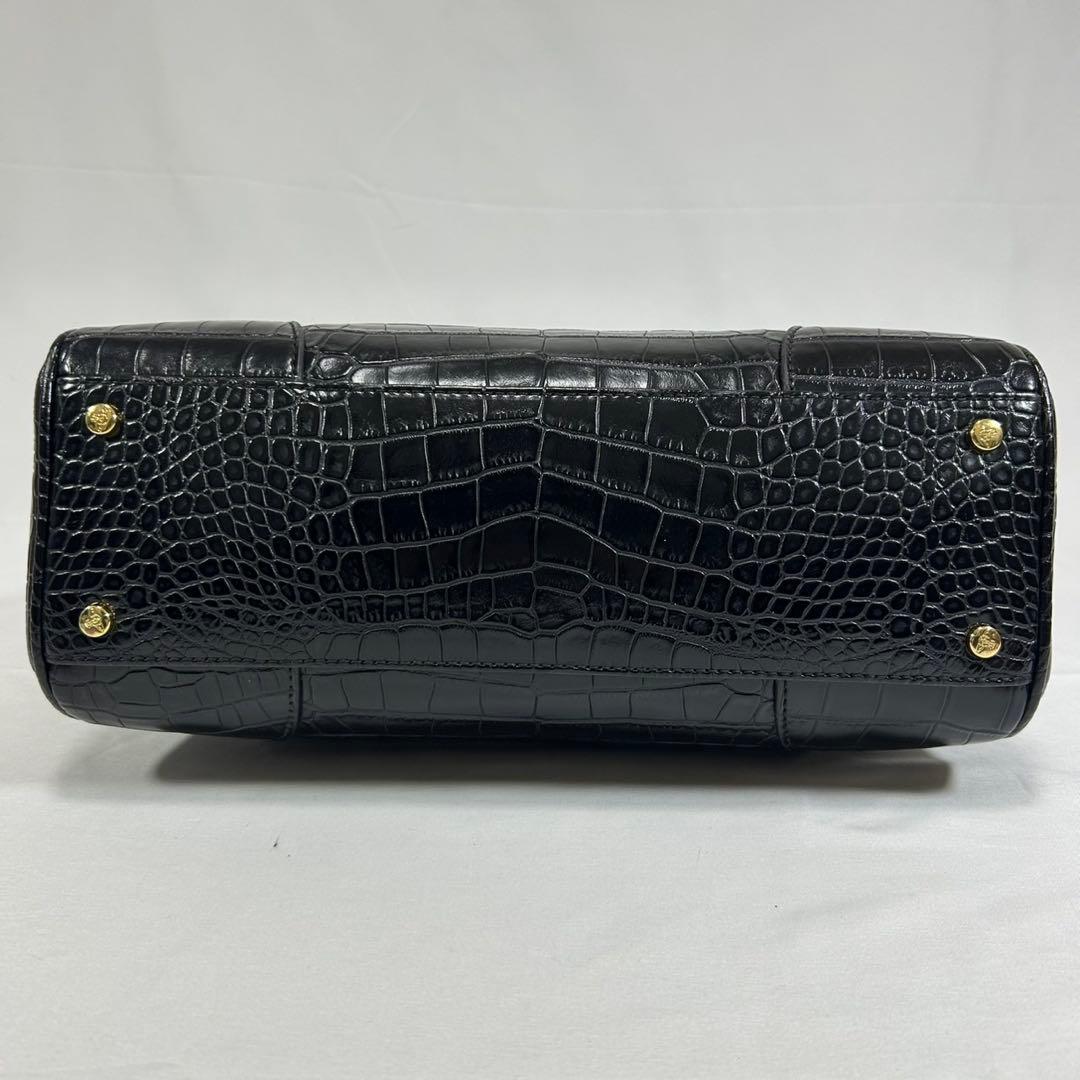 極美品】ヴィヴィアンウエストウッド オーブ 2way ハンドバッグ クロコ