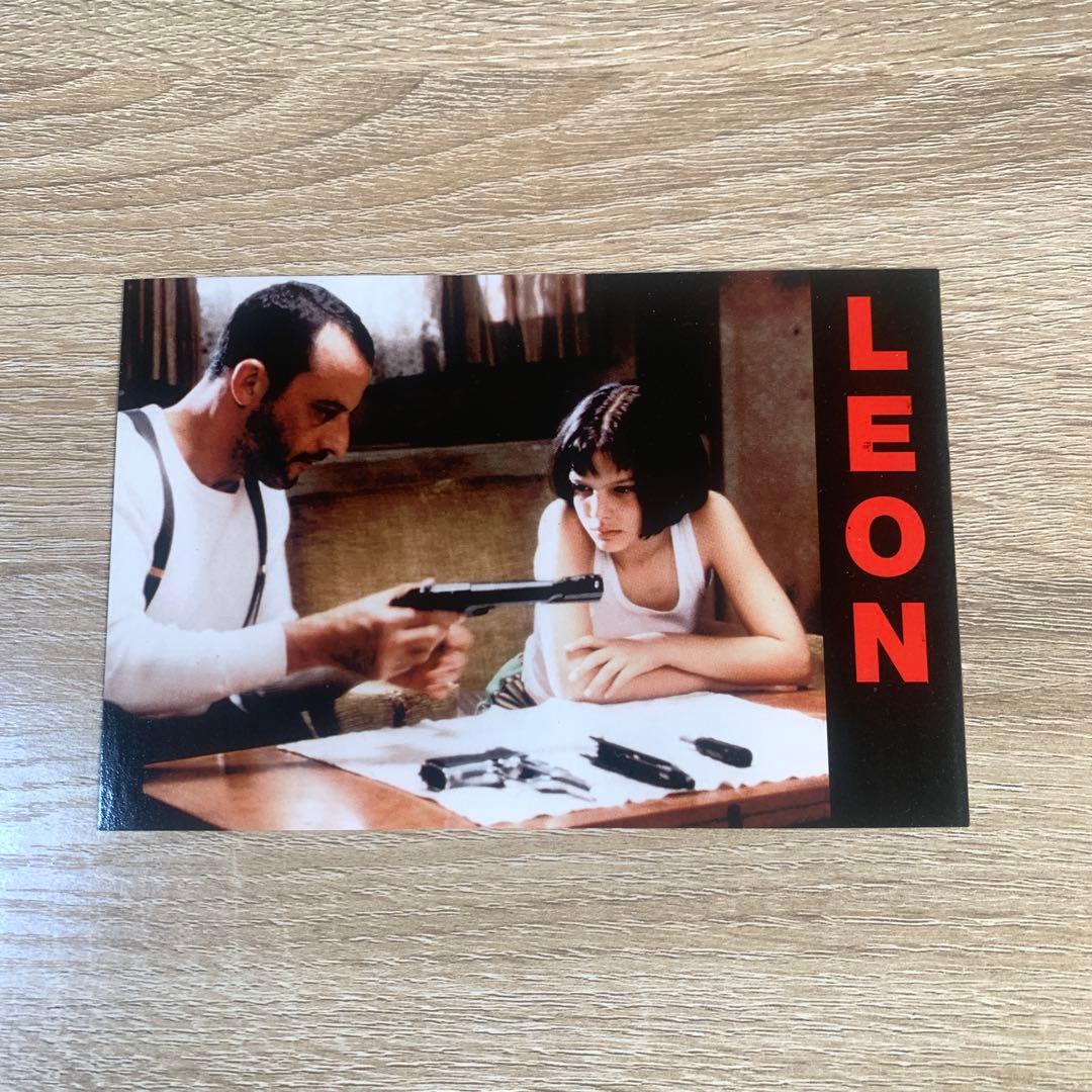 LEON ポストカード 映画 レオン ナタリーポートマン ジャンレノ - メルカリ