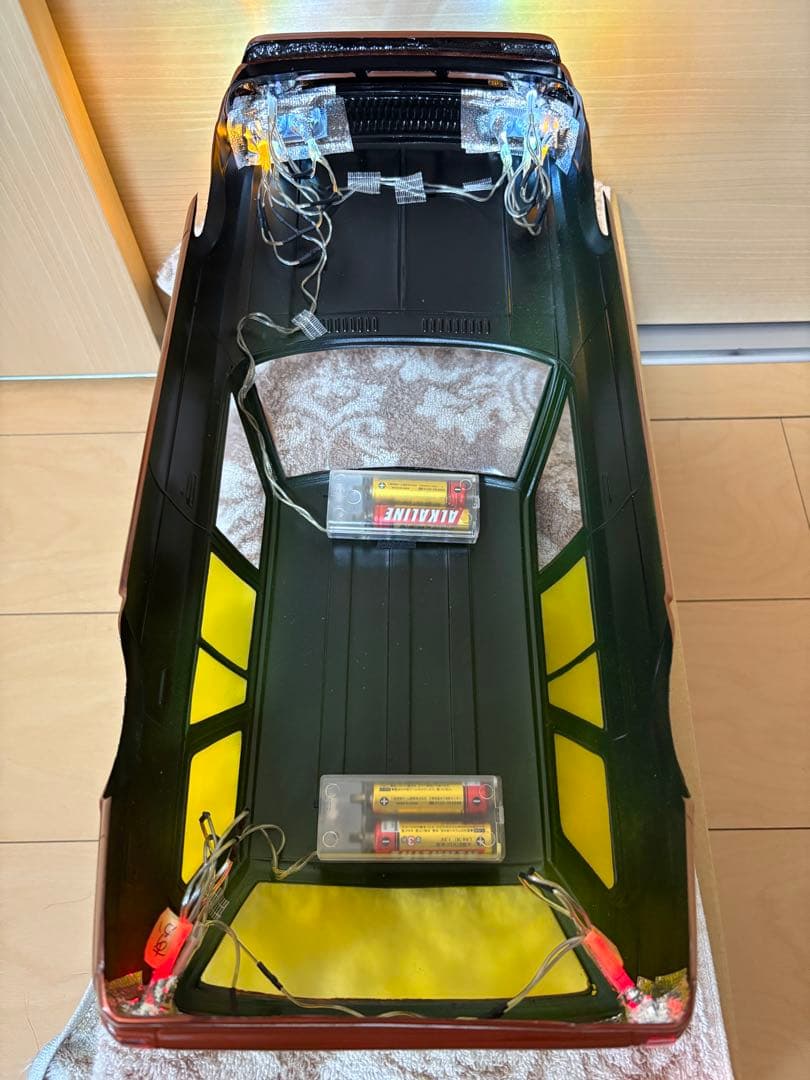 パンドラRC カローラバンKE70 電飾LED付き - メルカリ