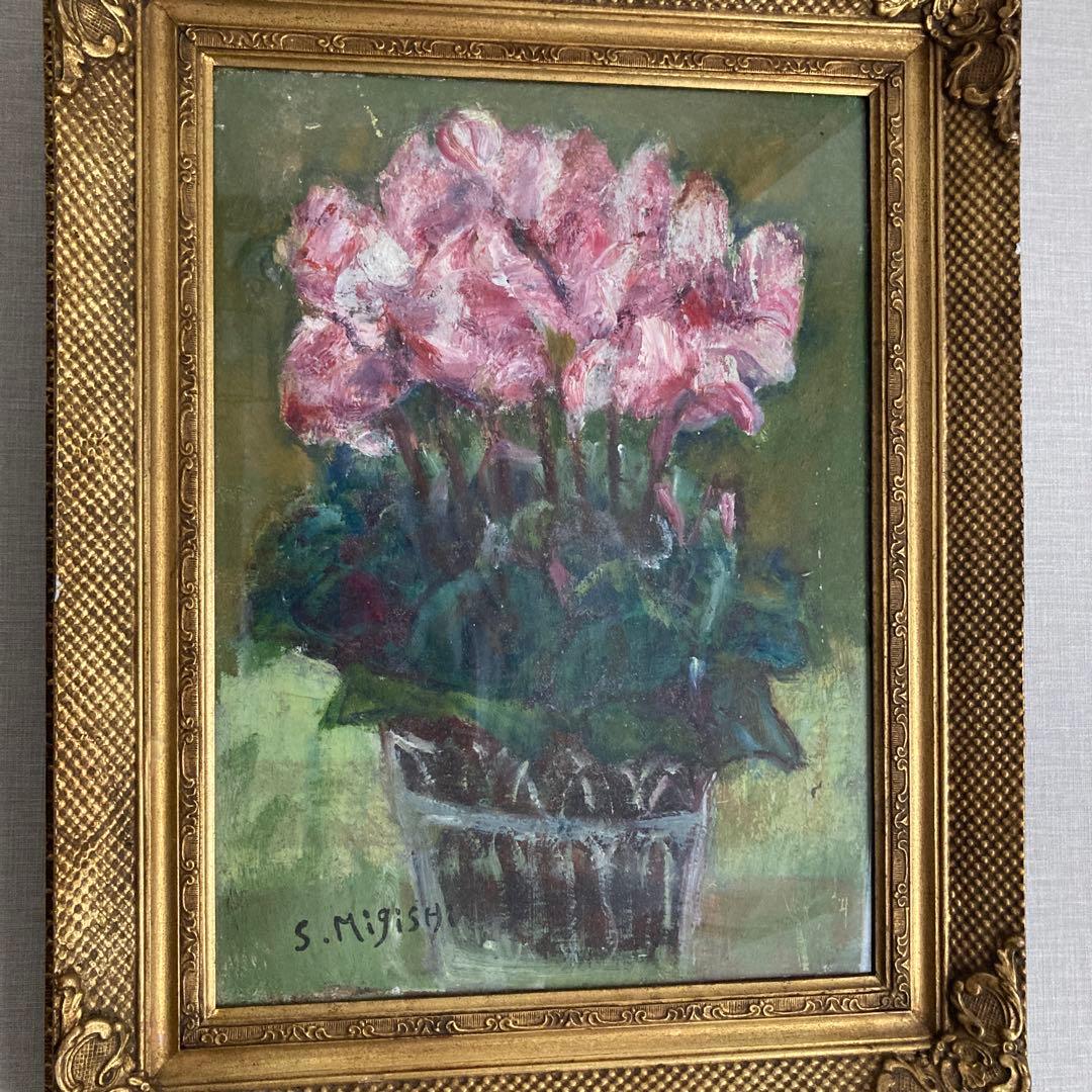 不知火　油絵 楽天市場】絵画 水口新一 油絵・油彩画 『穂高連峰』 家 山 自然 雪