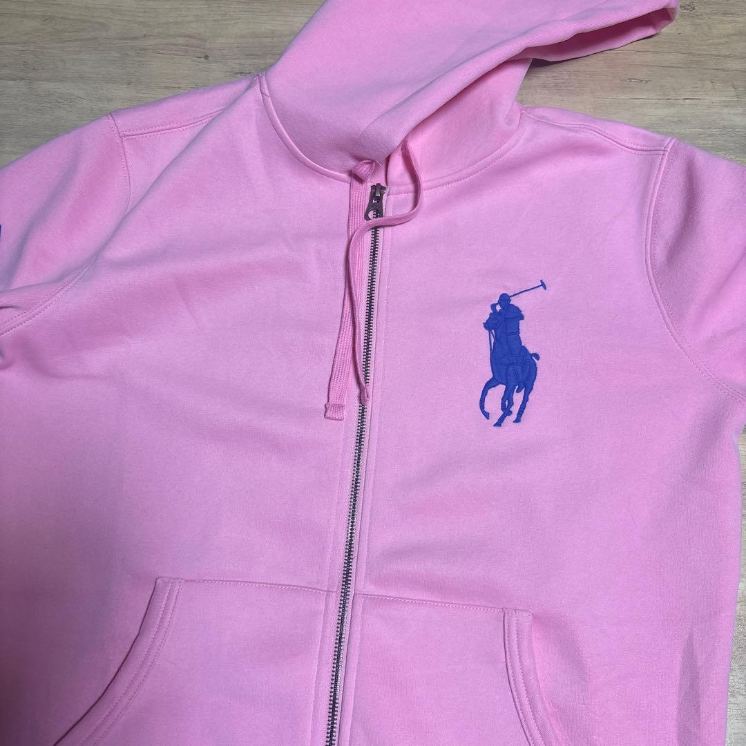 Polo Ralph Lauren ピンクパーカー Mサイズ