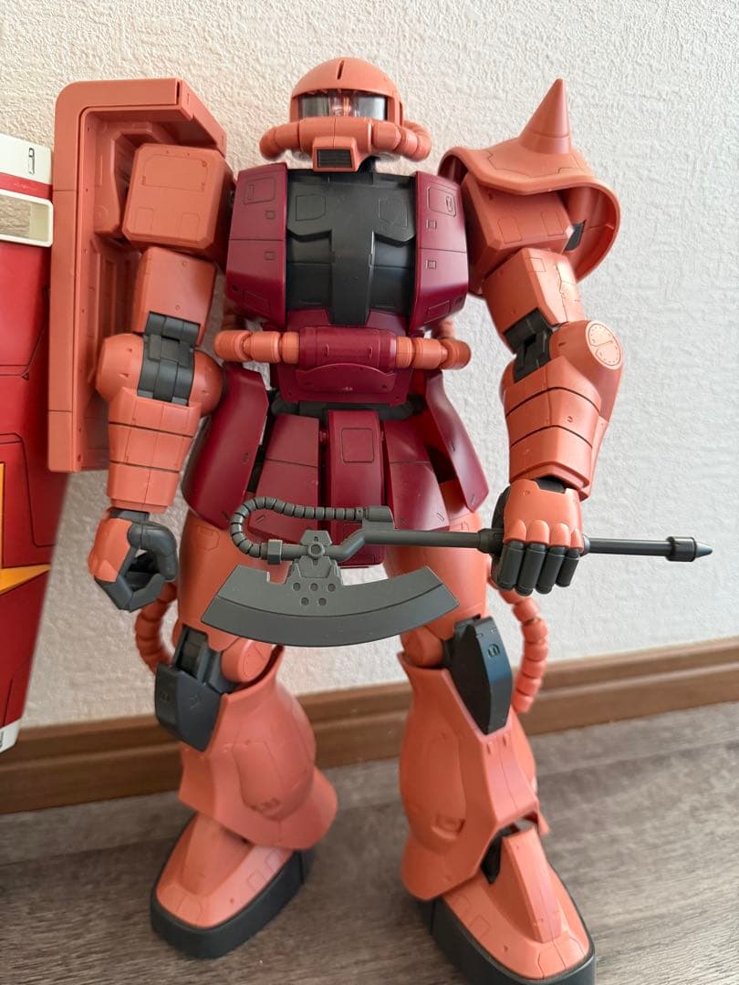 ガンプラ ガンダム、シャア専用ザクメガサイズモデルセット　ジャンク完成品