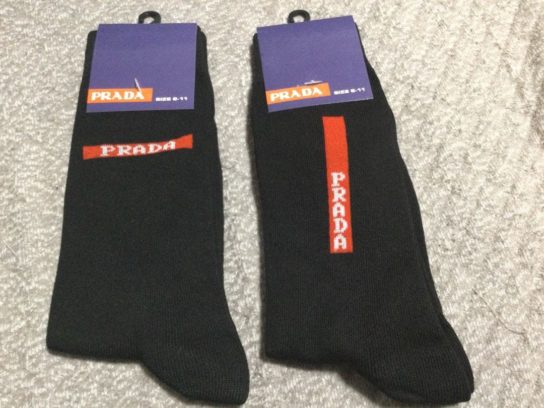 新品 PRADA ソックス　二足組 楽天市場】prada ソックスの通販
