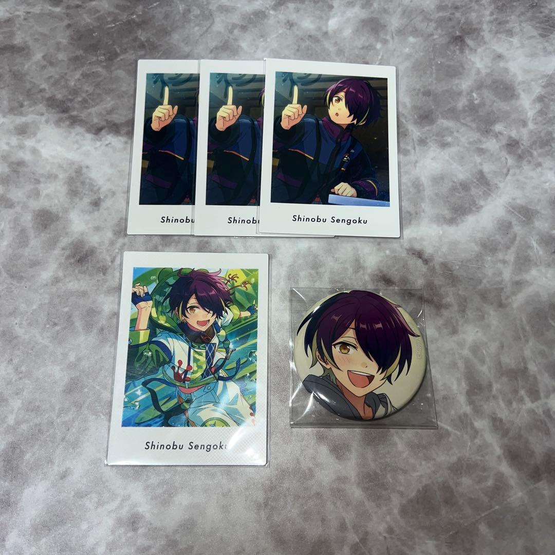 あんスタ 仙石忍 缶バッジ ぱしゃっつ 流星隊 - メルカリ