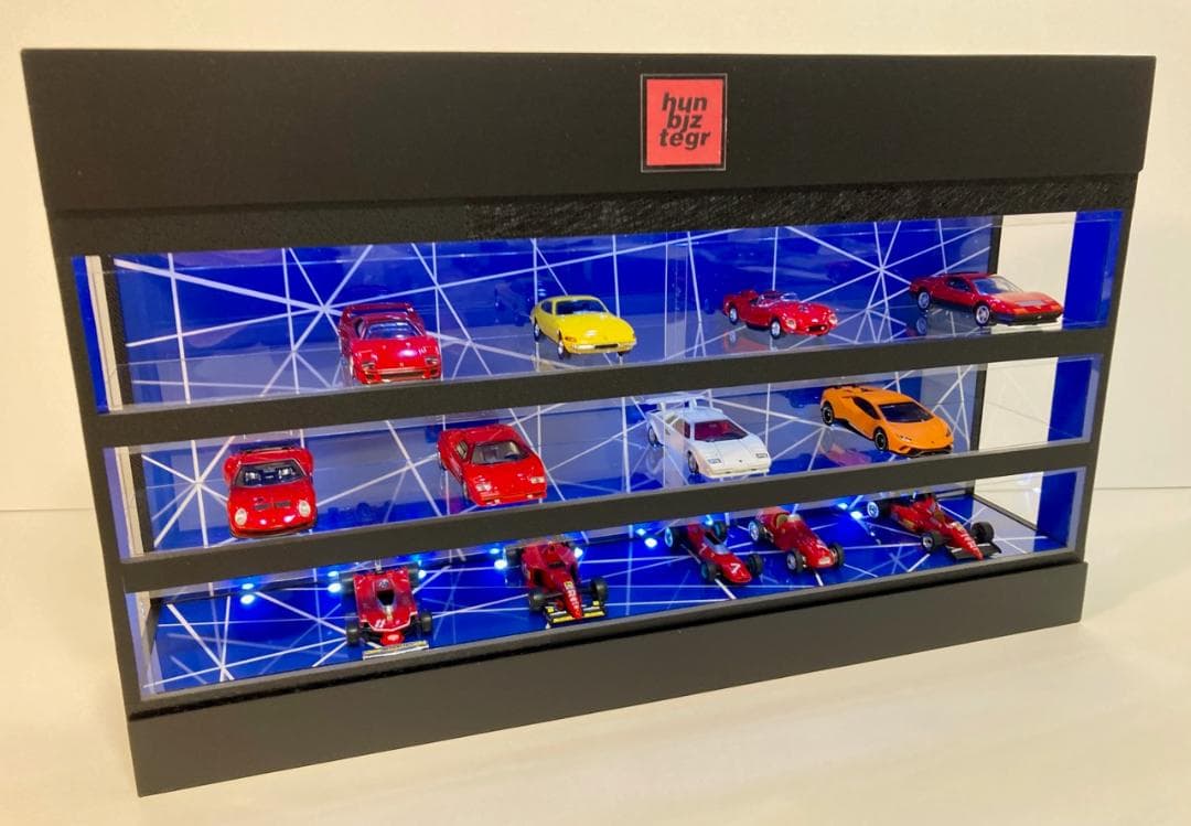 1/64展示30台可・CBU＆WH・3層式ディスプレーBOX / ネオジオラマ