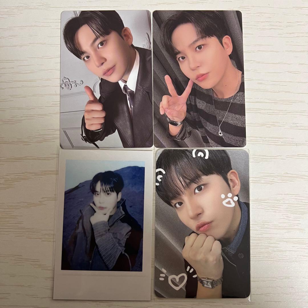 ジョンホ トレカ ラキドロ 特典 4枚 applemusic ポラロイド チェキ